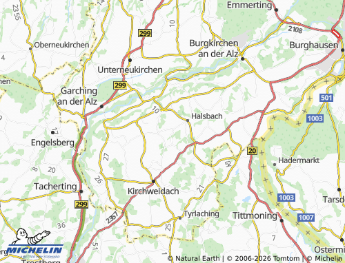 MICHELIN Moosen map - ViaMichelin