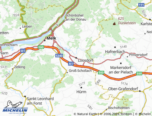 Mappa MICHELIN Loosdorf - ViaMichelin