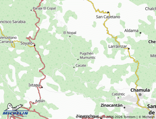 Mapa MICHELIN Pugchén Mumuntic - ViaMichelin