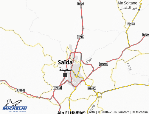 Carte MICHELIN Ouled Khaled - ViaMichelin