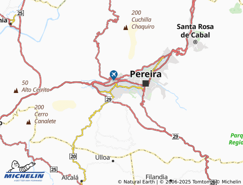 MICHELIN Mirador de Panorama II map - ViaMichelin