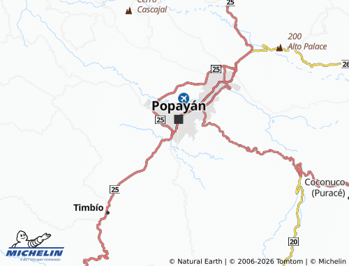 Mappa MICHELIN Villa del Sur - ViaMichelin