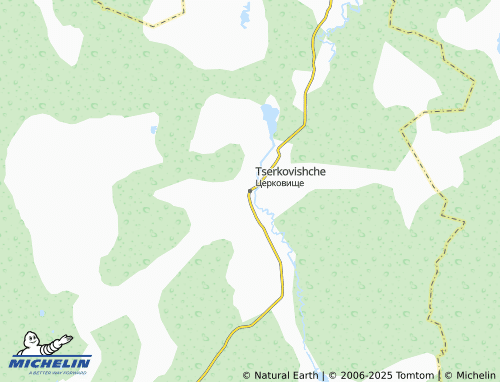 MICHELIN Tserkovishche map - ViaMichelin