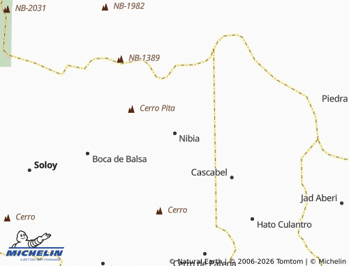 Carte MICHELIN Nibia - ViaMichelin