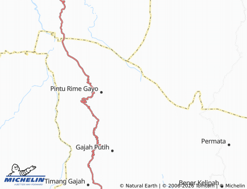 MICHELIN Perdamaian map - ViaMichelin