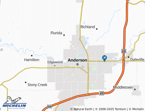 MICHELIN Country Club Heights map - ViaMichelin