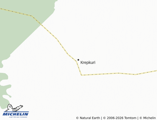 MICHELIN Krepkuri map - ViaMichelin