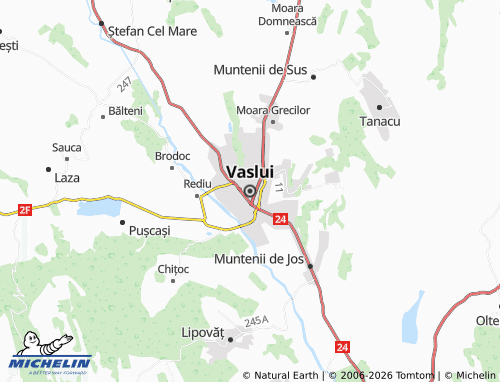 MICHELIN-Landkarte Vaslui - ViaMichelin