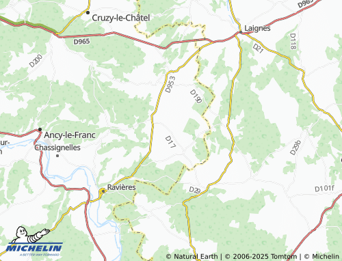 MICHELIN La Maine map - ViaMichelin