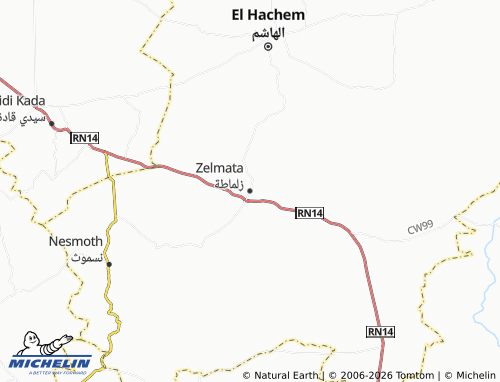 Mapa MICHELIN Zalmatah - ViaMichelin
