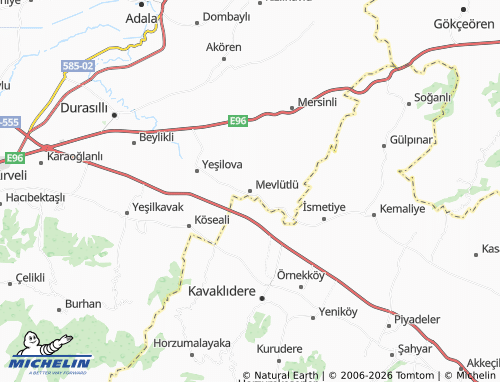 MICHELIN Mevlütlü map - ViaMichelin