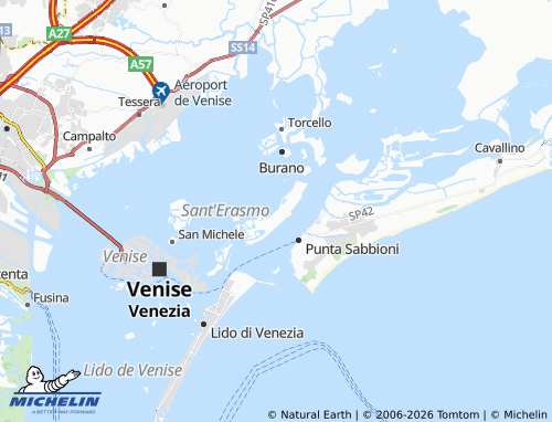 Mapa MICHELIN Sant'Erasmo - ViaMichelin