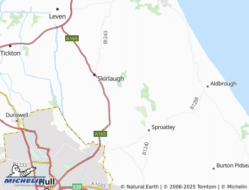 MICHELIN Old Ellerby map - ViaMichelin