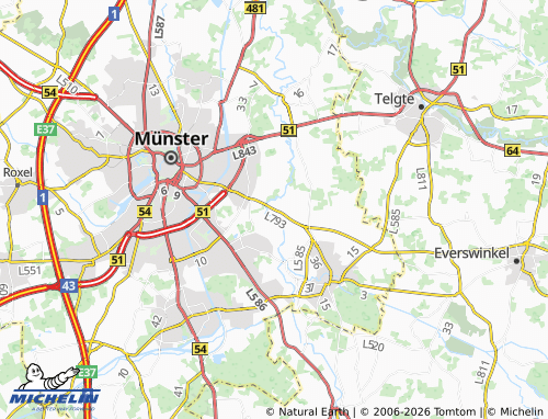 MICHELIN Laer map - ViaMichelin