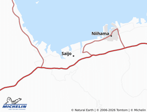 Kaart MICHELIN Saijo - ViaMichelin