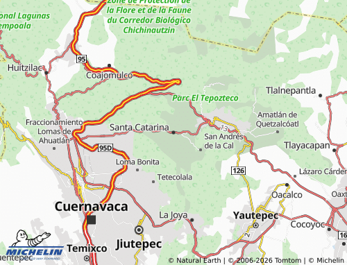MICHELIN Santa Catarina map - ViaMichelin