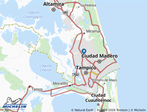 MICHELIN Villas Laguna map - ViaMichelin