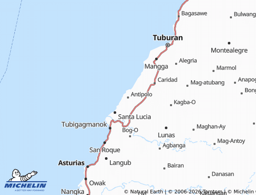 MICHELIN Antipolo map - ViaMichelin