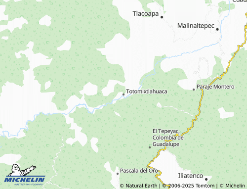 MICHELIN-Landkarte Totomixtlahuaca - ViaMichelin