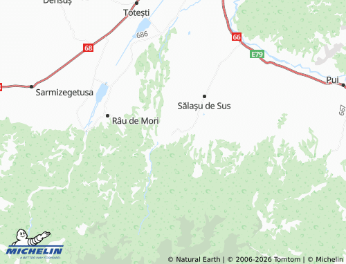 Mappa MICHELIN Nucșoara - ViaMichelin