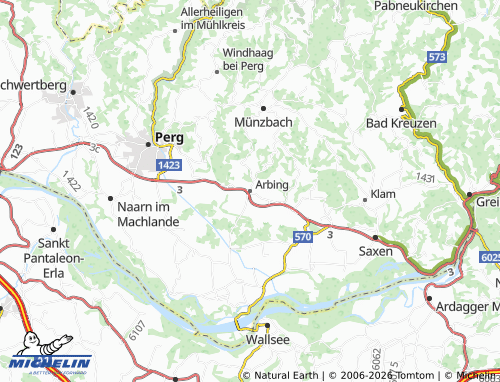 Mappa MICHELIN Arbing - ViaMichelin