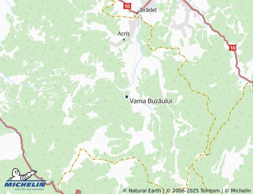 MICHELIN Vama Buzăului map - ViaMichelin