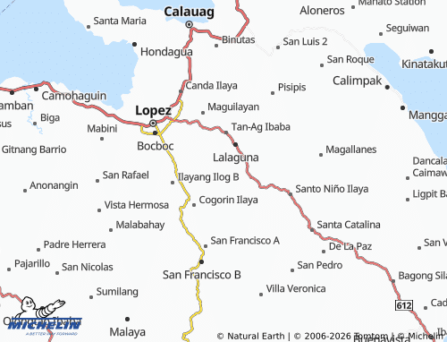 MICHELIN Bayabas map - ViaMichelin