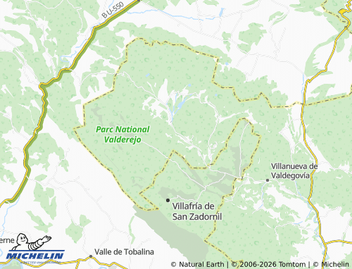 MICHELIN-Landkarte Tobillas - ViaMichelin