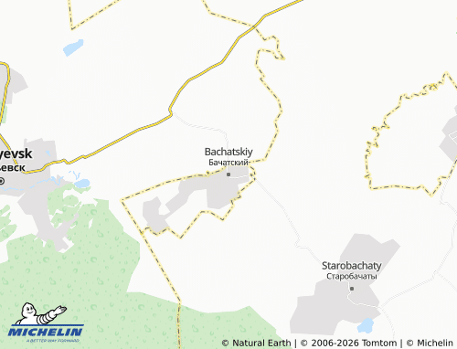 MICHELIN-Landkarte Bachatskiy - ViaMichelin