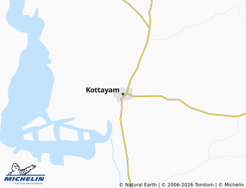 MICHELIN-Landkarte Kottayam - ViaMichelin