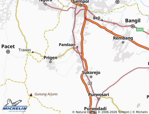 MICHELIN Durensewu map - ViaMichelin