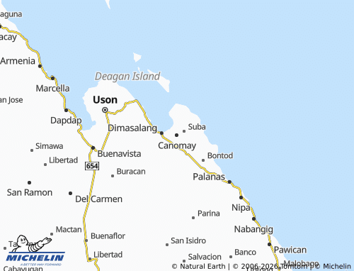 MICHELIN Canomay map - ViaMichelin