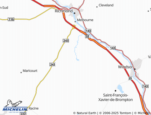 MICHELIN Kingsbury map - ViaMichelin