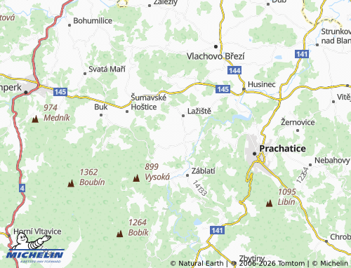 Kaart MICHELIN Drslavice - ViaMichelin