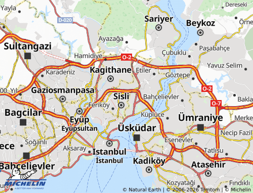 Mapa MICHELIN Fulya - ViaMichelin