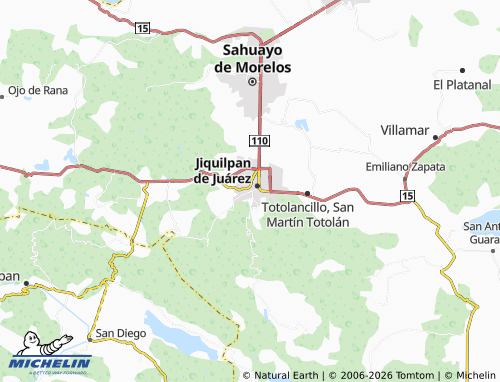 Mapa MICHELIN Los Emigrados - ViaMichelin