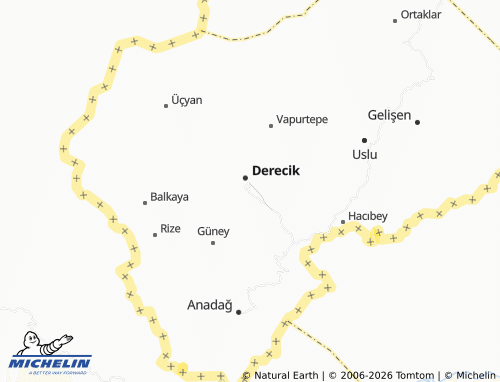Mappa MICHELIN Merkez - ViaMichelin