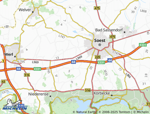 MICHELIN Ampen map - ViaMichelin