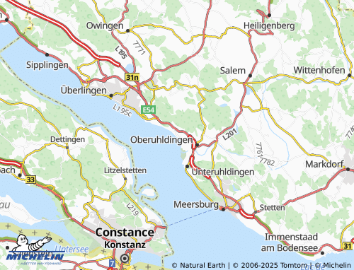 MICHELIN-Landkarte Obermaurach - ViaMichelin