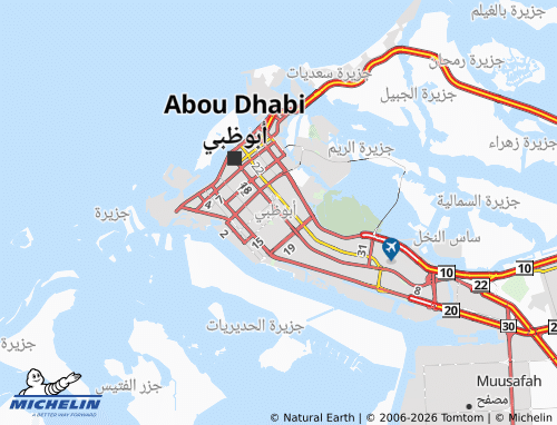 MICHELIN Al Karamah 17 map - ViaMichelin