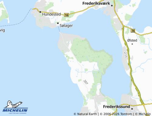 Mapa MICHELIN Skoven - ViaMichelin