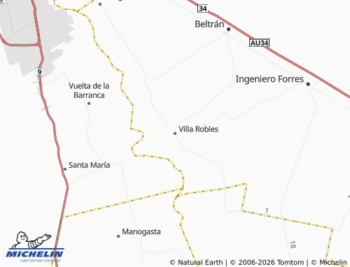 Mappa MICHELIN Villa Robles - ViaMichelin