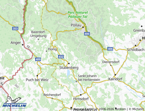 MICHELIN Zeil bei Stubenberg map - ViaMichelin