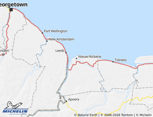 MICHELIN Nickerie map - ViaMichelin