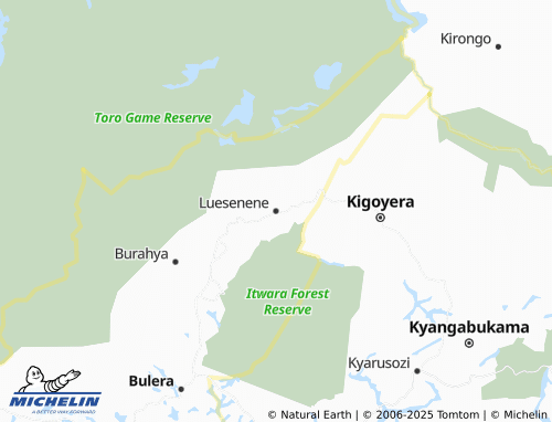 MICHELIN Luesenene map - ViaMichelin