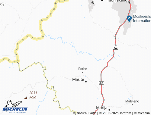 MICHELIN Ha Tlali map - ViaMichelin
