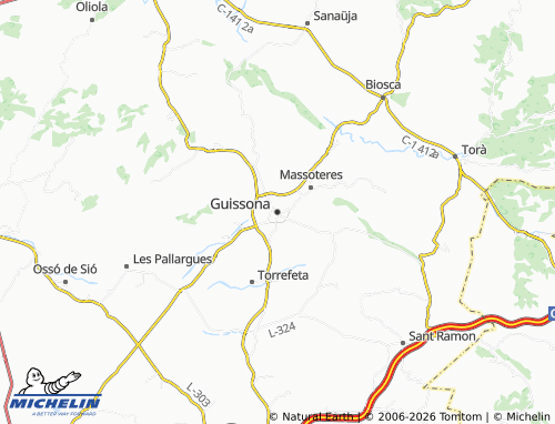 Mappa MICHELIN Guissona - ViaMichelin