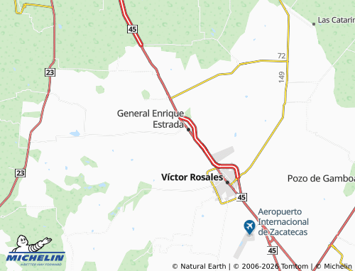 Mapa MICHELIN Gómez Morín - ViaMichelin