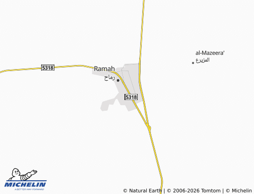 Carte MICHELIN al-Wuroud - ViaMichelin
