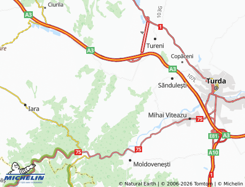 Mappa MICHELIN Petreștii De Mijloc - ViaMichelin